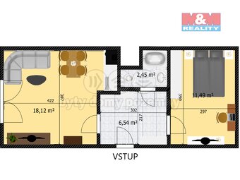 Prodej bytu 2+kk, 42 m², Děčín, ul. Závodní - 10