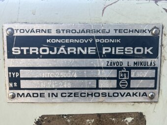 37. Tabulové nůžky NTC 2500/4 - 10