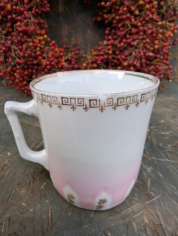Starožitný porcelánový hrnek, zum Andenken. - 10