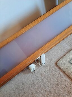 Retro závěsná polička s osvětlením ČSSR 60. léta - 10