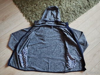 Béžová/melír/smetana mikina+sako vel.146/152/158//10-13 let - 10