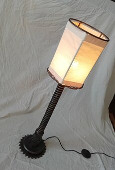 STEAMPUNK RECYCLE ART LAMPY - PATINOVANÝ KOV - Užité umění. - 10
