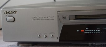 Minidisc deck SONY MDS-JE480, manuál + 10x MD, dálkové ovl - 10