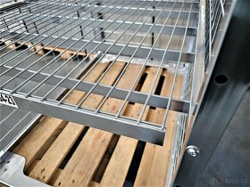 Koše pletivove, gitterbox kovový kôš 120x80x220cm.+Polička 3 - 10