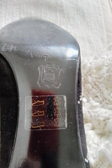 BOTY ČERNÉ LODIČKY SPOLEČENSKÉ SLAVNOSTNÍ PLESOVÉ CLIO BOND - 10