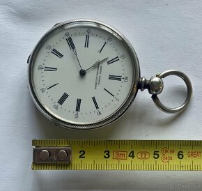 Kapesní hodinky dvouplášťové, ze stříbra - 10