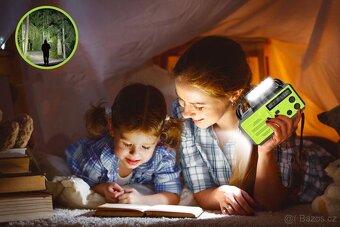 Solární rádio dynamo AM/FM power banka 8000 mAh - 10