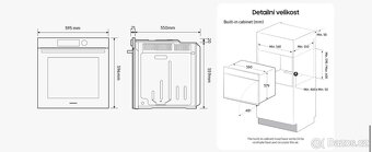 Parní trouba NV7B6795JAK/U3 76l, Dual cook Flex - 10