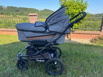 Emmaljunga kočárek set -šedo-hnědá - 10