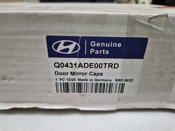 kryty vnějších zrcátek červené Hyundai i20 (BC3) Q0431ADE00T - 10