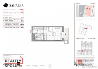 Pronájem, byty/1+kk, 30 m2, Mezi vodami 2349/47, Modřany, 14 - 10