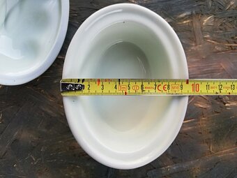 Retro porcelánová dóza, králík. - 10