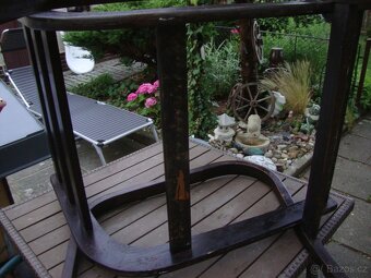 2x starožitné retro křeslo Koželka Kropáček z 50. let pěkná - 10