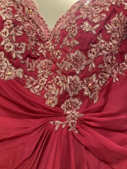 PLESOVÉ SPOLEČENSKÉ ŠATY ZN. KADARO - NOVÉ-VÝPRODEJ - 10