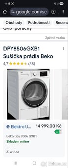 Sušička Beko 8kg - 10