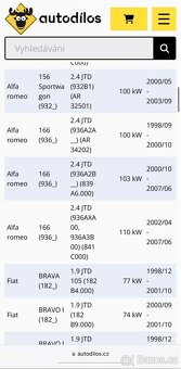 Sada nových rozvodů Alfa Romeo 147 1.9jtdm 88kw - 10