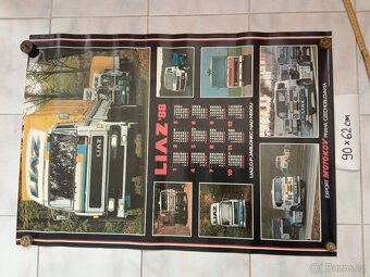 Plakáty LIAZ Paris Dakar a další plakáty a kalendáře LIAZ - 10