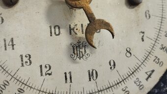 Staré jednomiskové 10kg váhy - 10