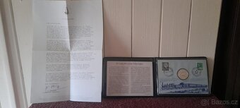 PAMĚTNÍ LIST POSLEDNÍ JÍZDA ORIENT EXPRESU 1977+CERTIFIKÁT J - 10