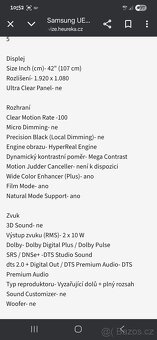 Prodám TV Samsung vč. Set-top boxu - 10