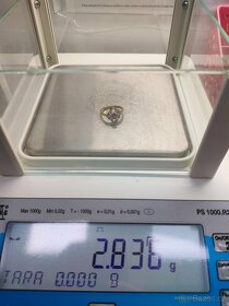 Zlaty damsky prsten Diamanty a ine Punc 0,585 Rozmer 56 - 10