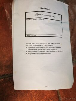 Přímotopný konvektor Elegant 2000w s ventilátorem - 10