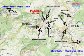 Prodej pozemku k bydlení, 1505 m², Starý Šachov - 10