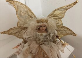 Luxusní umělecká sběratelská resinová panenka soška Anděl - 10
