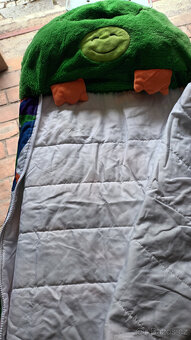 Kočárek pro panenku ,dětské oblečení ,fusak - 10