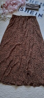 Shein leopardí maxi sukně - NOVÁ - 10