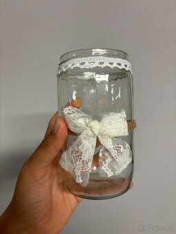 Svatba - Svatební sklenice na svíčky - 10