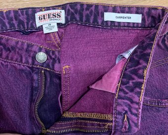 GUESS - dámské džíny - CARPENTER - KAPSÁČE - 10
