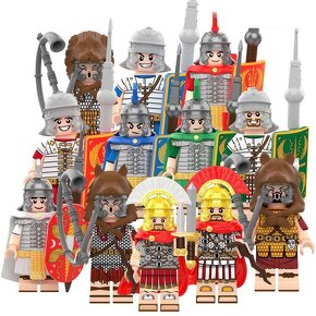 Figúrky Rím + stredovek (6, 8ks) - typ lego, nové - 10