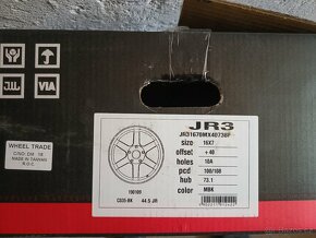 DISKY JR Wheels JR3 16x7 ET40 5x100/108 Matt Black - 10