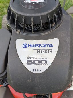 Husqvarna M145SV - motorová mulčovací sekačka s pojezdem - 10