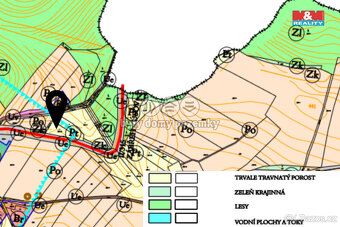 Prodej lesa, 752 m², Kosov - 10