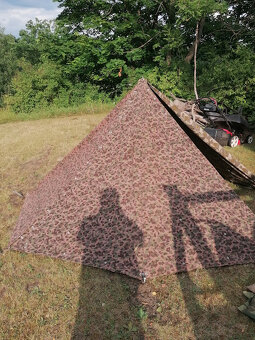 MASKOVANÝ VOJENSKÝ STAN ,,JEHLAN"= KOMPLET TOP . . . . - 10