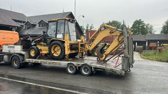 traktorbagr Ford 555 pohon 4x2 klapačka zachovalý pracant. - 10
