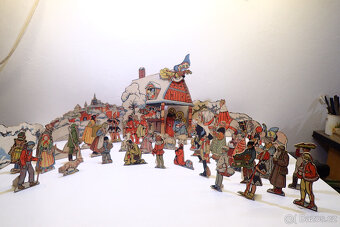 Betlém - starý - na překližce - 10