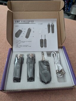 Převodník bezdrátového UHF Systém XLR pro 2 mikrofony - 10