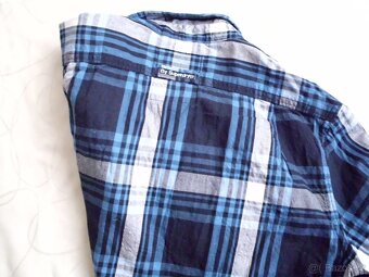 Superdry pánska slim roll up rukáv košeľa M - 10