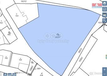 Prodej pozemku k bydlení, 4130m², Česká Třebová, ul.Bezděkov - 10