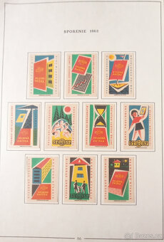Album 363 zápalkových nálepek Slovensko 1961–1963 - 10