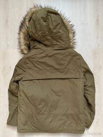 S.Oliver khaki zimní bunda s imitací kožešiny, vel. L - 10