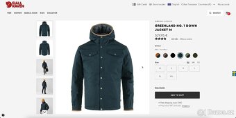 Zánovní péřová bunda Fjallraven Greenland No.1 Down Jacket M - 10