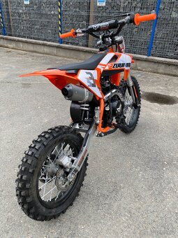 Pitbike Zuumav S3 125cc 14/12 (poloautomat) - oranžová - 10
