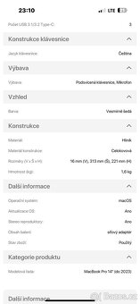 Apple MacBook Pro 14" / M2 Pro / 16GB / 512GB (2023) - 10