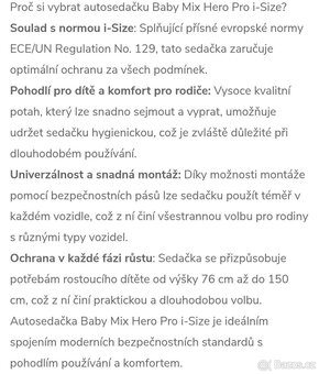 Dětská autosedačka - nová, nepoužitá - 10