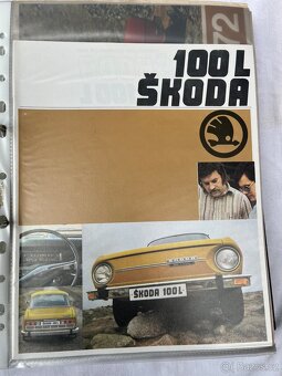 Škoda originální prodejní letáky 1940-1999 - 10