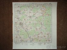 Profesionální mapa ČSLA Blovice Vojenský prostor Jínce - 10